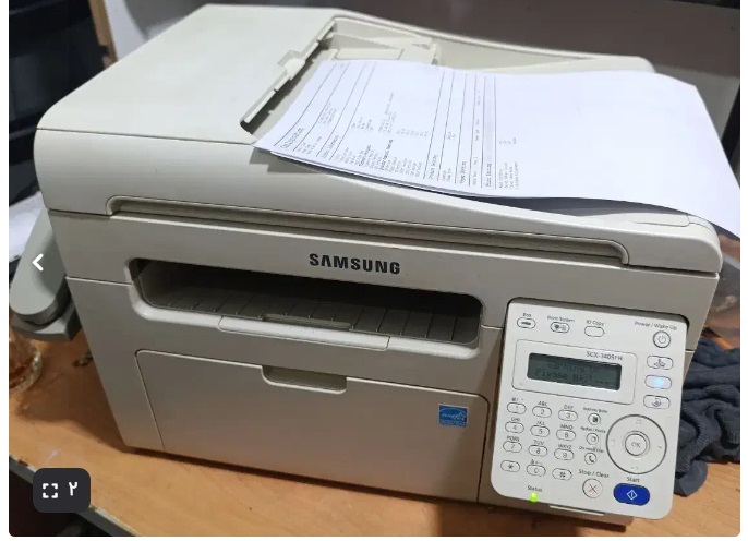 پرینتر استوک لیزری چندکاره سامسونگ مدل Samsung scx-3405f با کاتریج آکبند سرویس طلایی